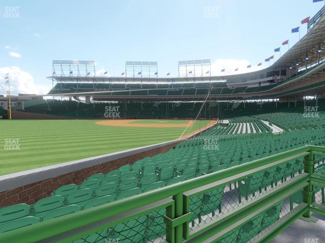 Seating view for Wrigley Field Section 101