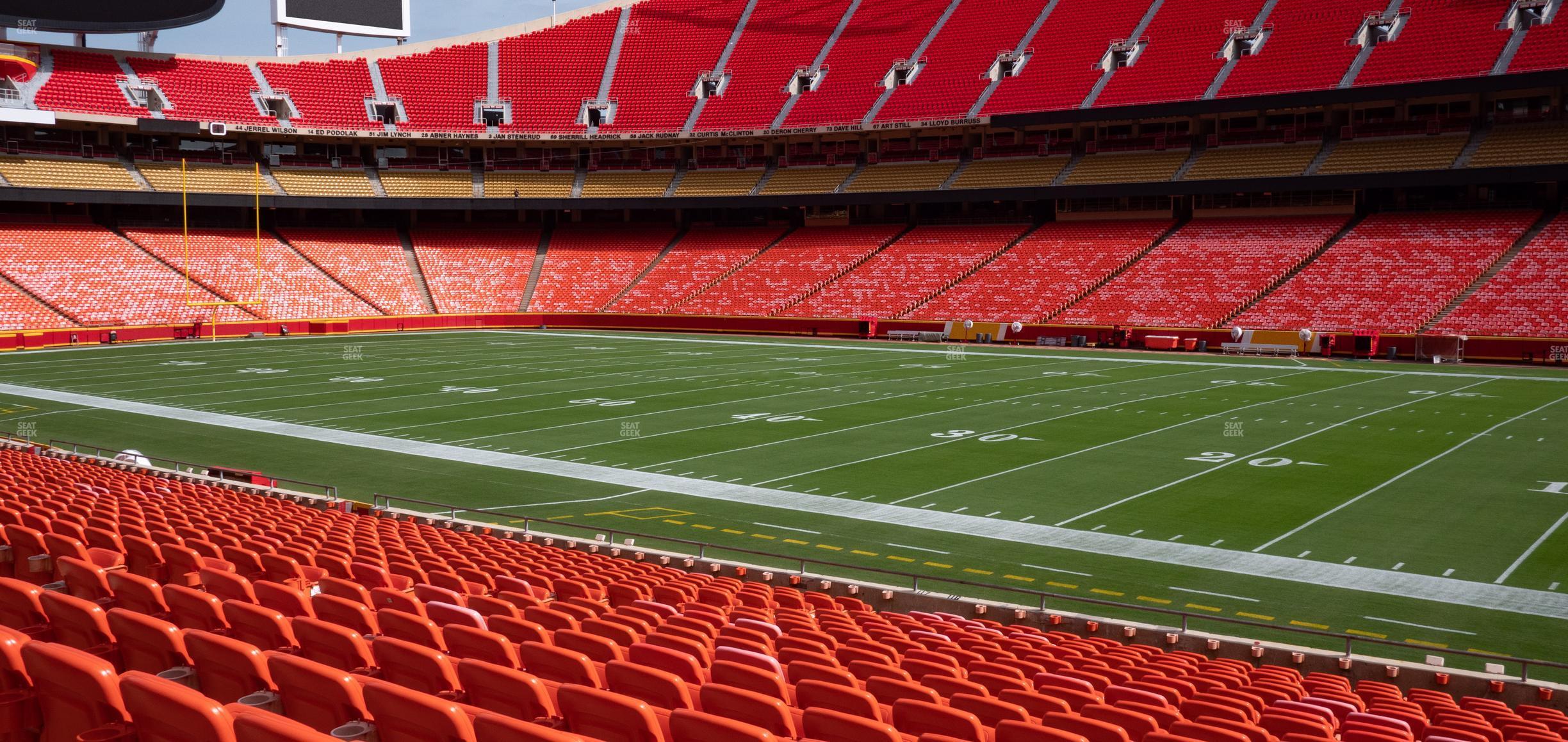 Seating view for GEHA Field at Arrowhead Stadium Section 116