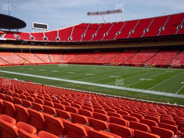 Seating view for GEHA Field at Arrowhead Stadium Section 116