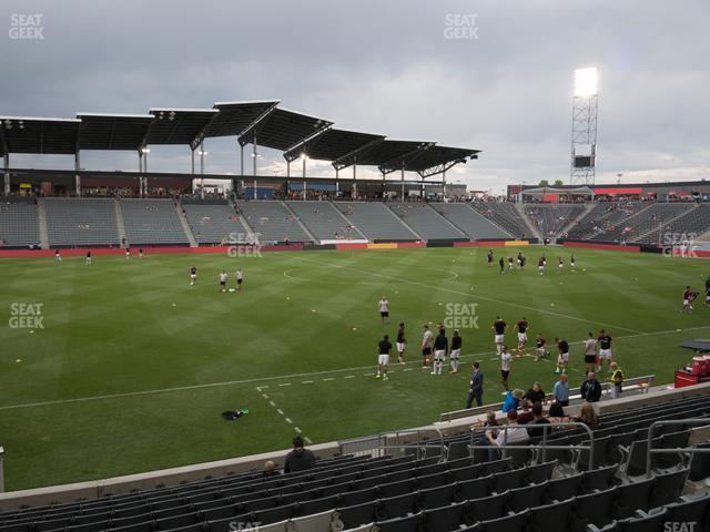 Seating view for Dick's Sporting Goods Park Section 131