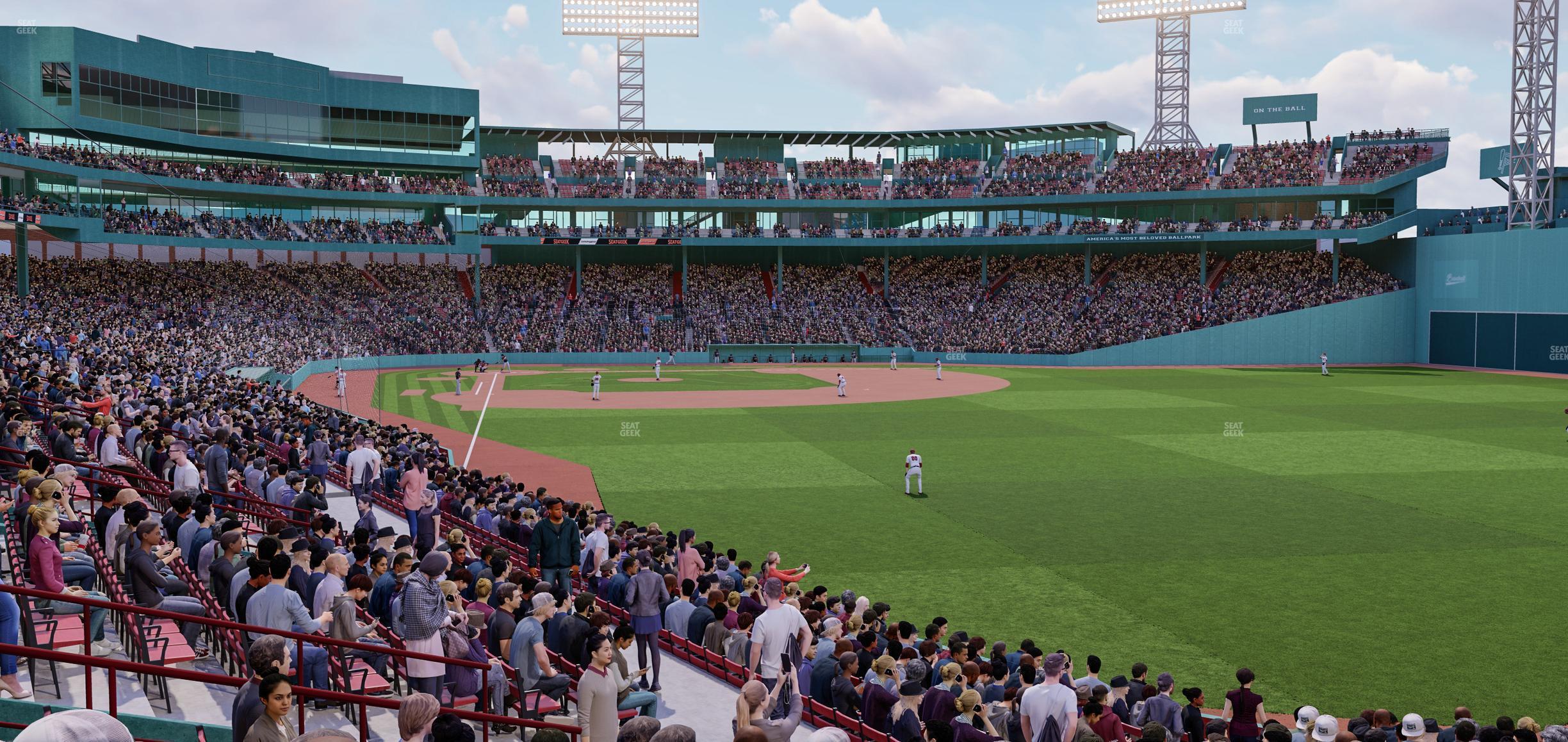 Seating view for Fenway Park Section Right Field Box 90