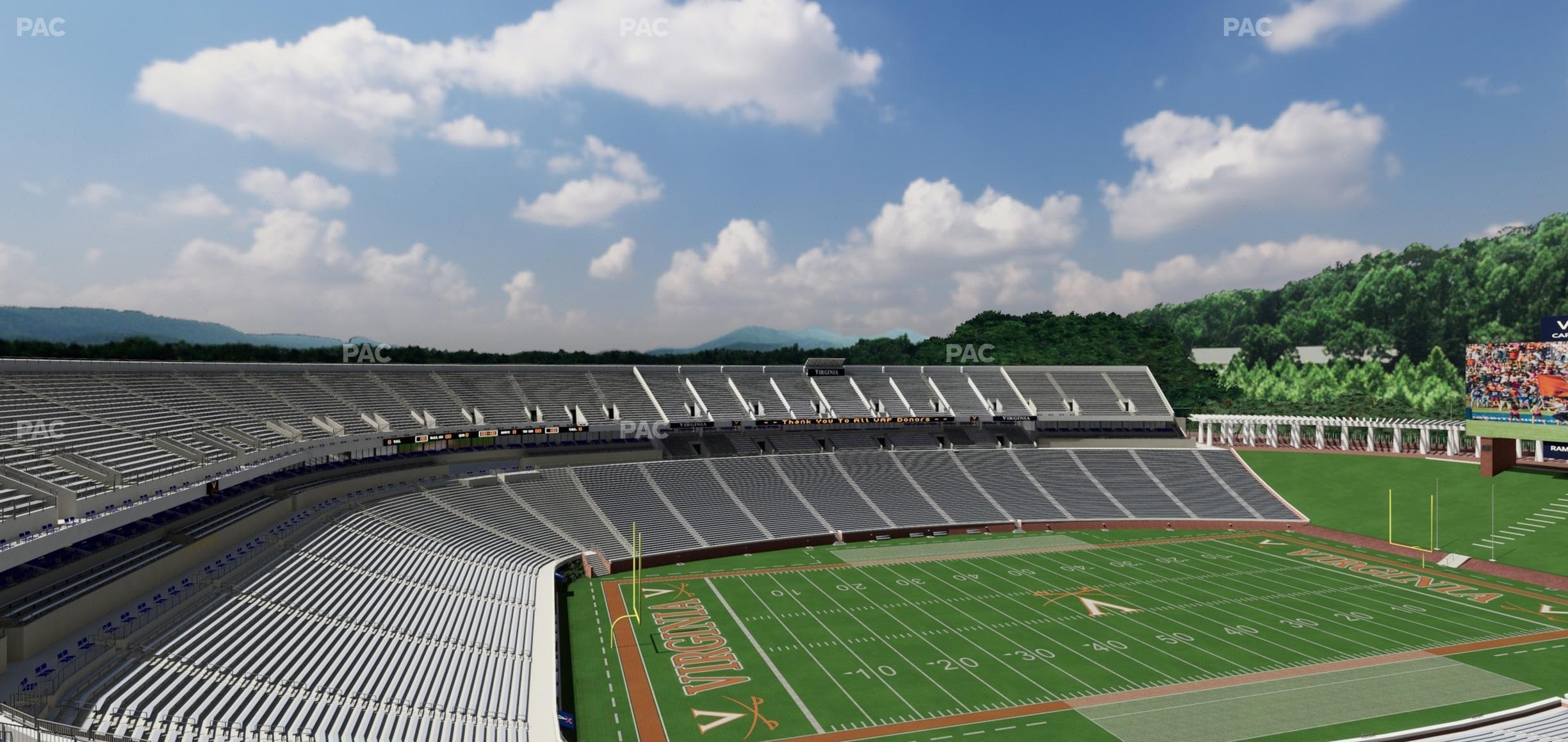 Seating view for Scott Stadium Section 512