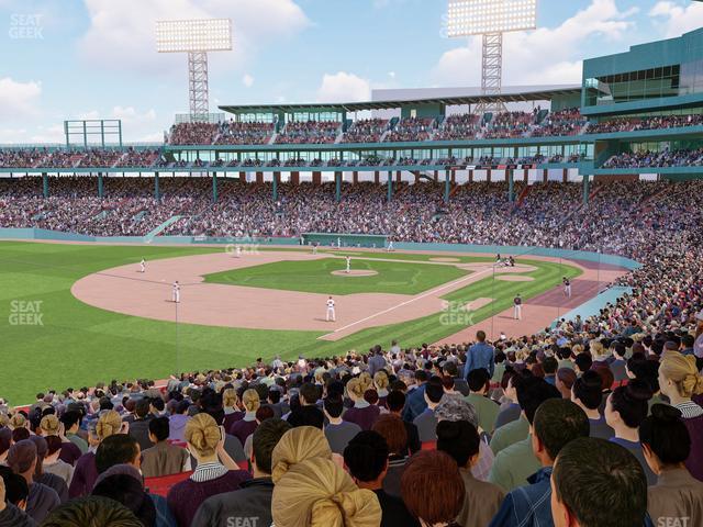 Seating view for Fenway Park Section Grandstand 31