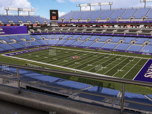 Seating view for M&T Bank Stadium Section Suite 430