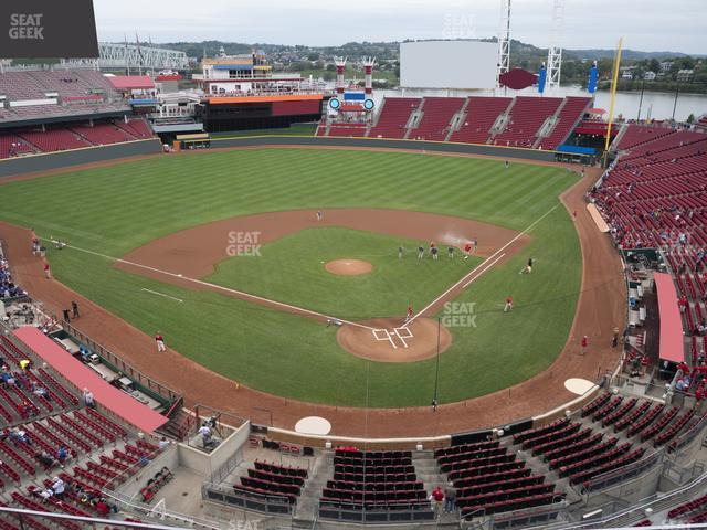 Seating view for Great American Ball Park Section 422