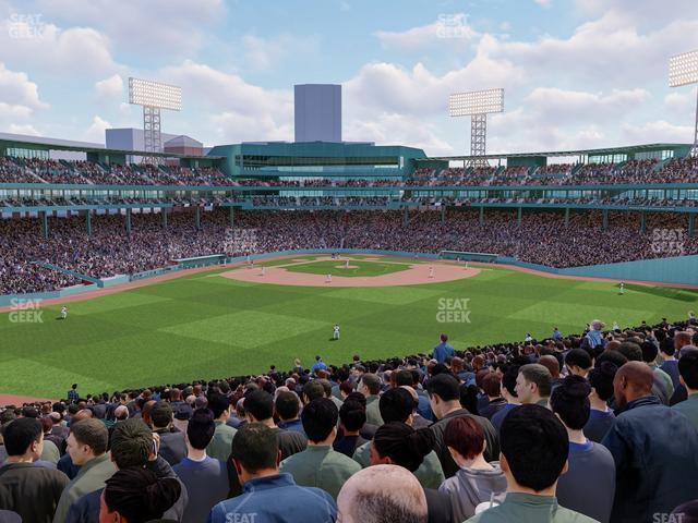 Seating view for Fenway Park Section Upper Bleacher 37