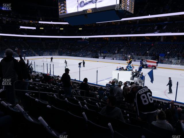 Seating view for Amalie Arena Section 114