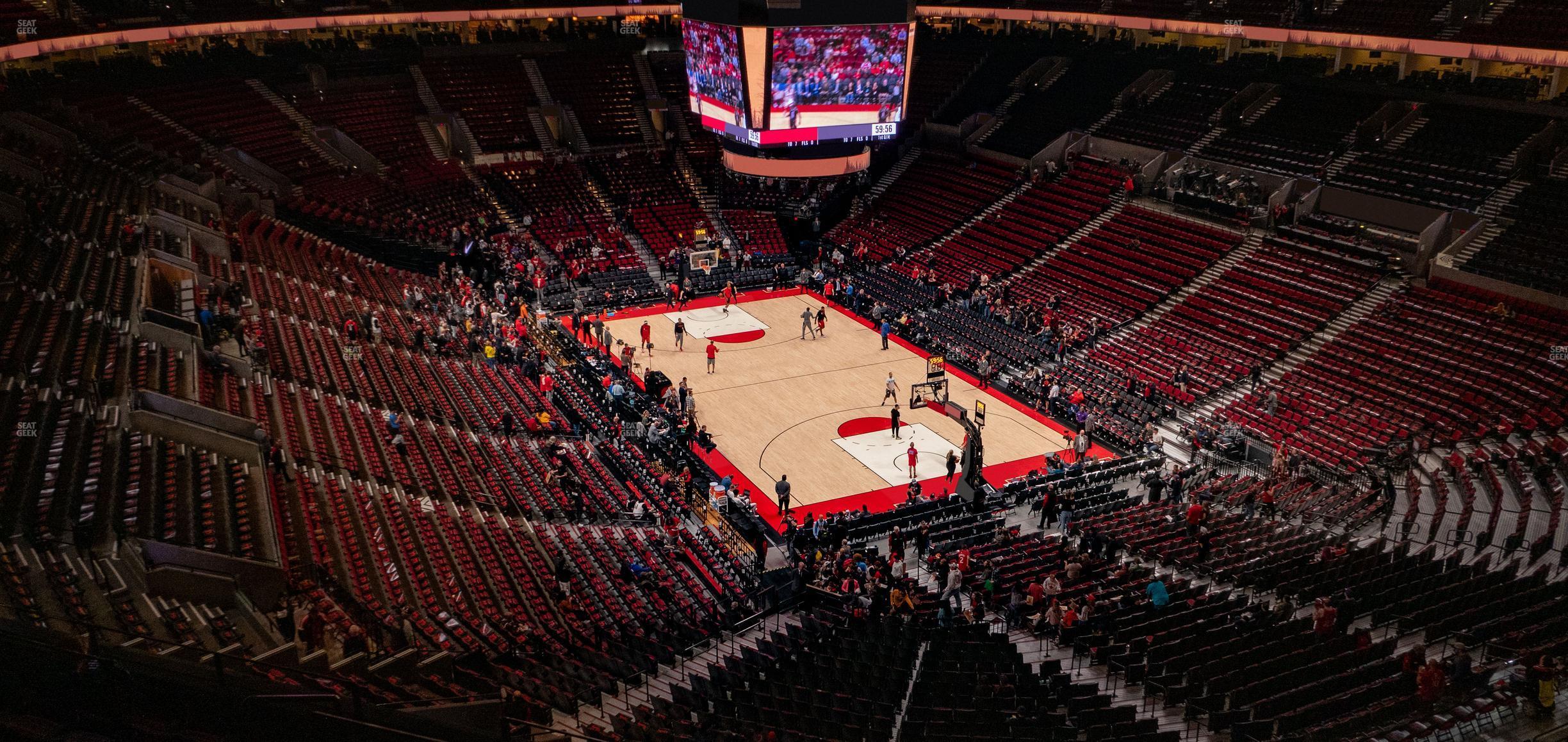 Seating view for Moda Center Section 329