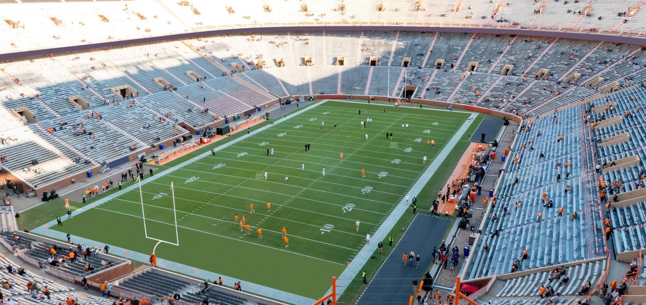 Seating view for Neyland Stadium Section Yy 6