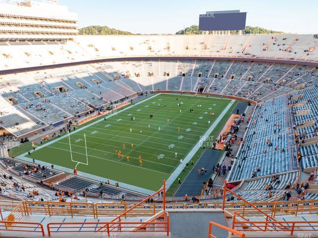 Seating view for Neyland Stadium Section Yy 6