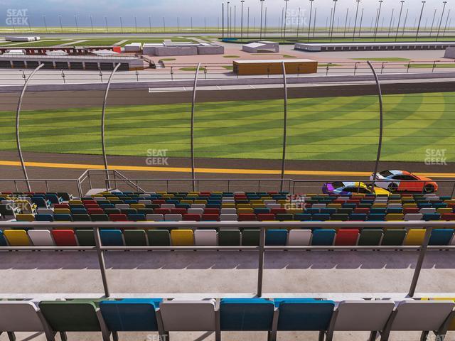 Seating view for Daytona International Speedway Section Back 136