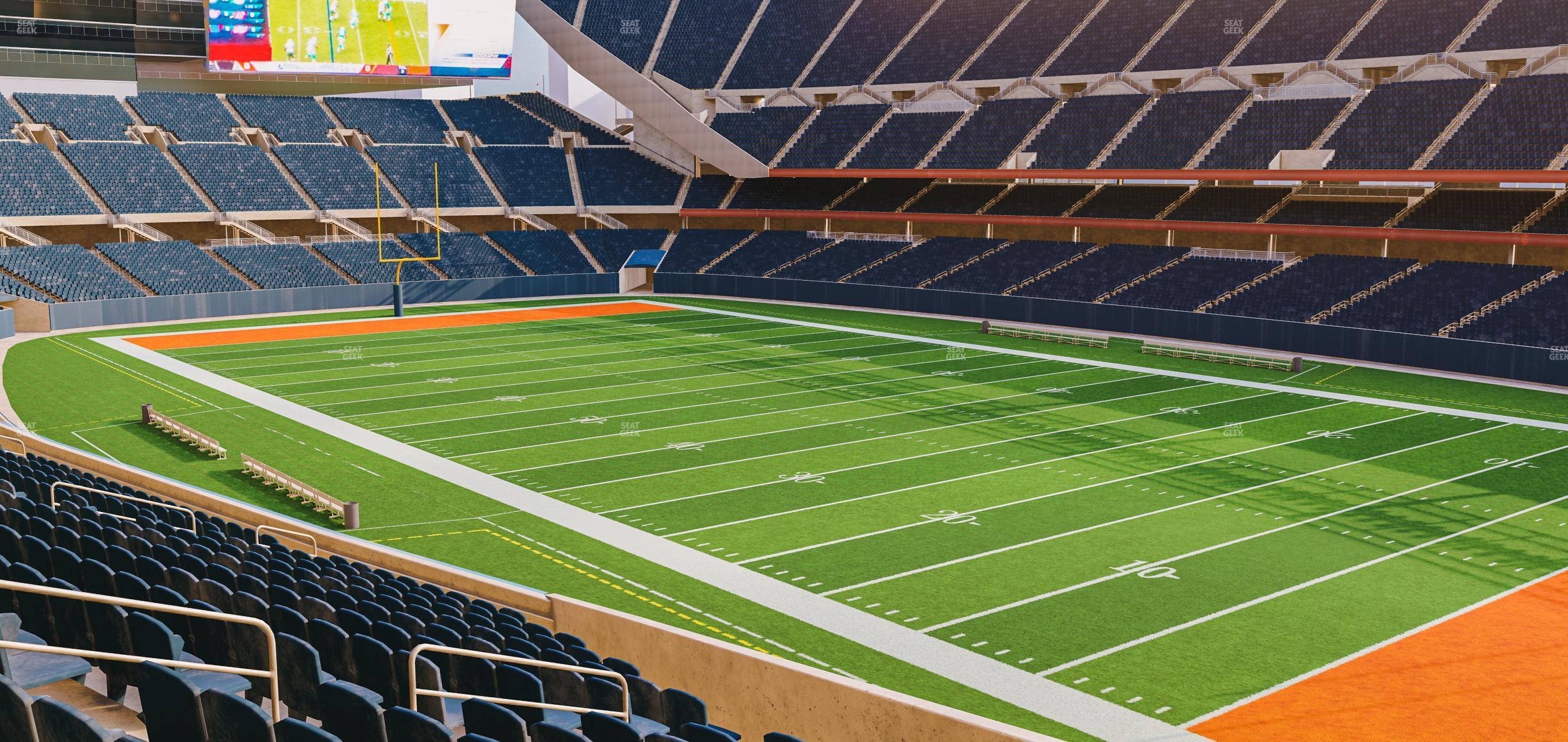 Seating view for Soldier Field Section 203 Club