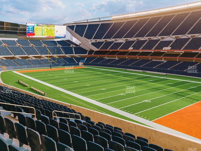 Seating view for Soldier Field Section 203 Club