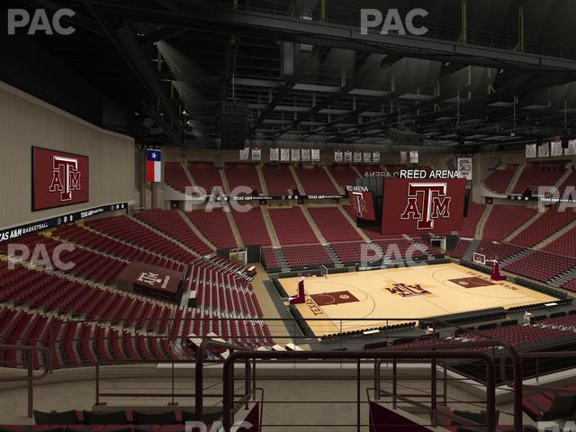 Seating view for Reed Arena Section 224