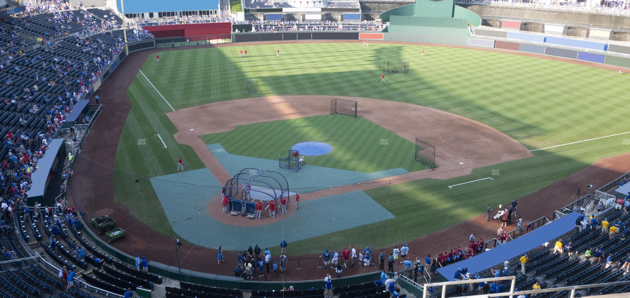 Seating view for Kauffman Stadium Section 423 R