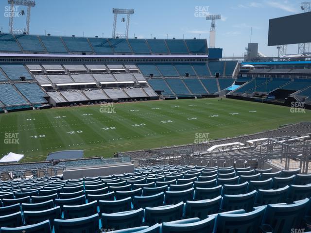 Seating view for EverBank Stadium Section 213