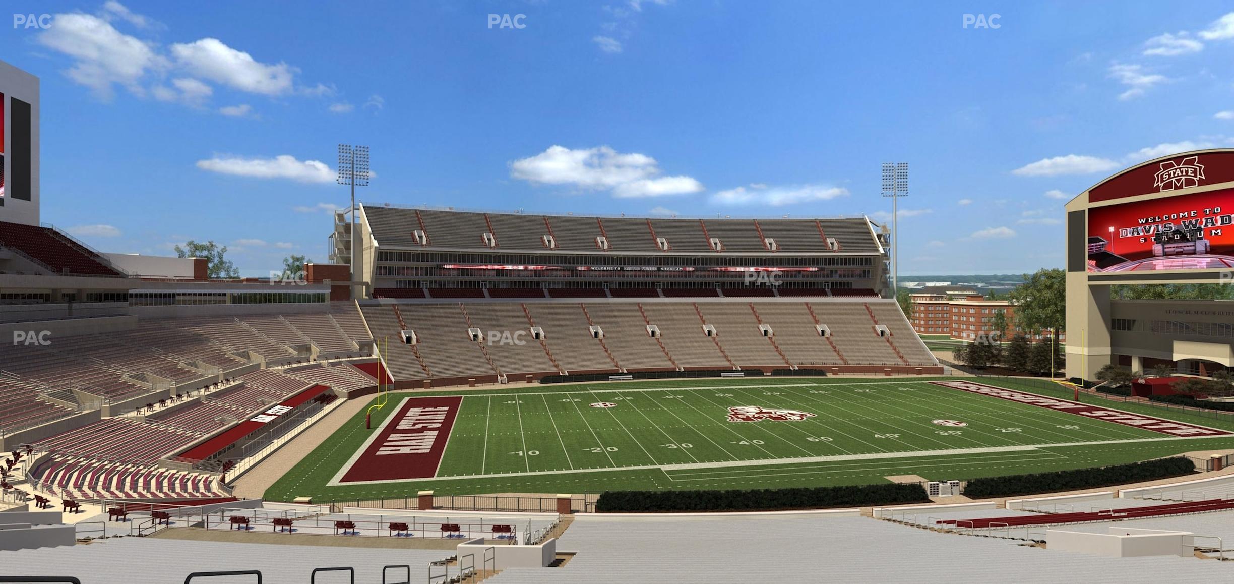 Seating view for Davis Wade Stadium Section 111