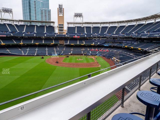 Seating view for Petco Park Section Wm Rail