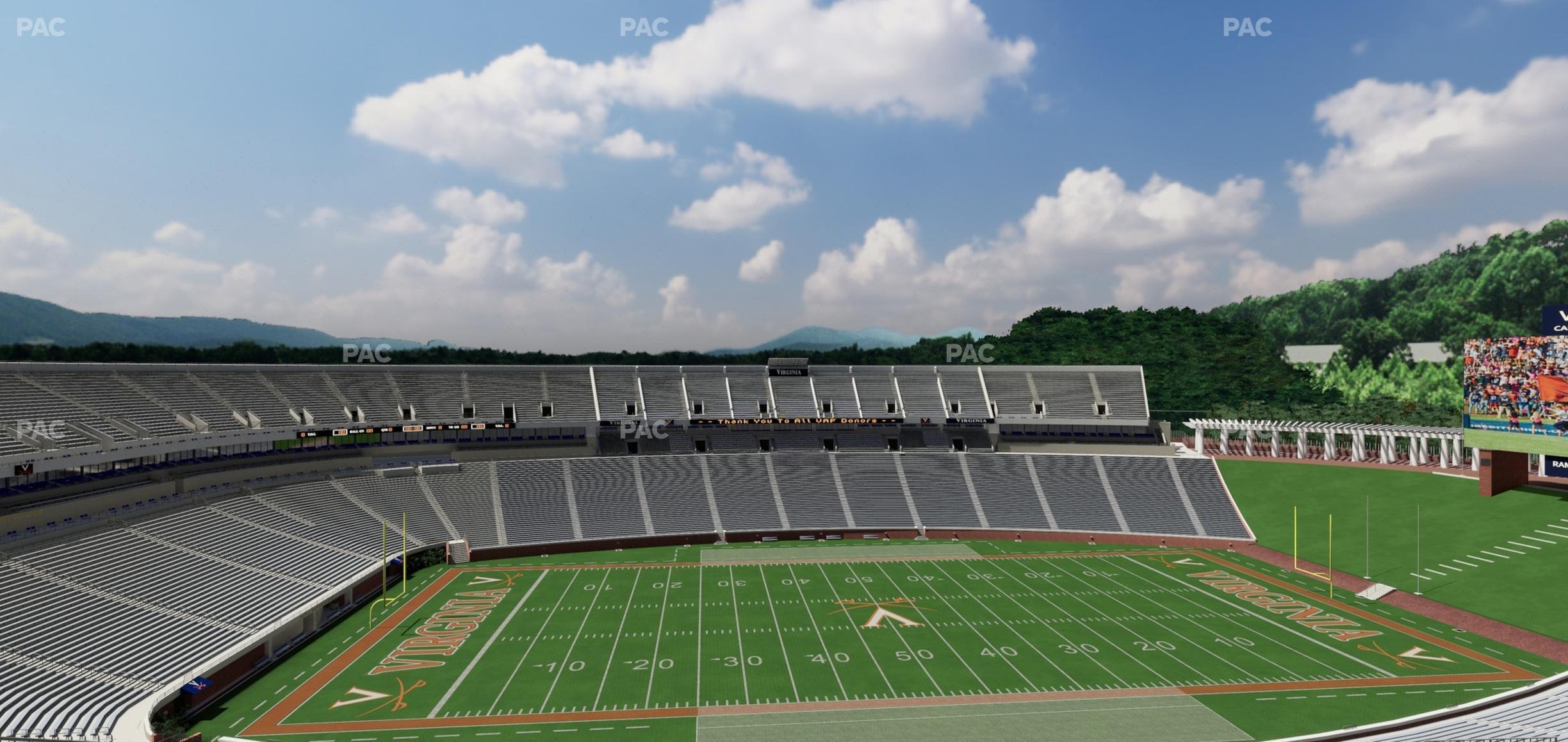 Seating view for Scott Stadium Section 508