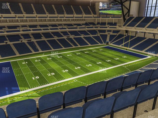 Seating view for Lucas Oil Stadium Section 517