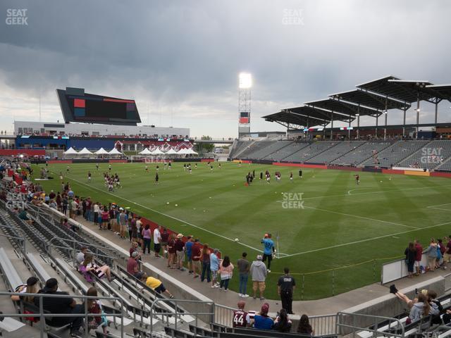 Seating view for Dick's Sporting Goods Park Section 122