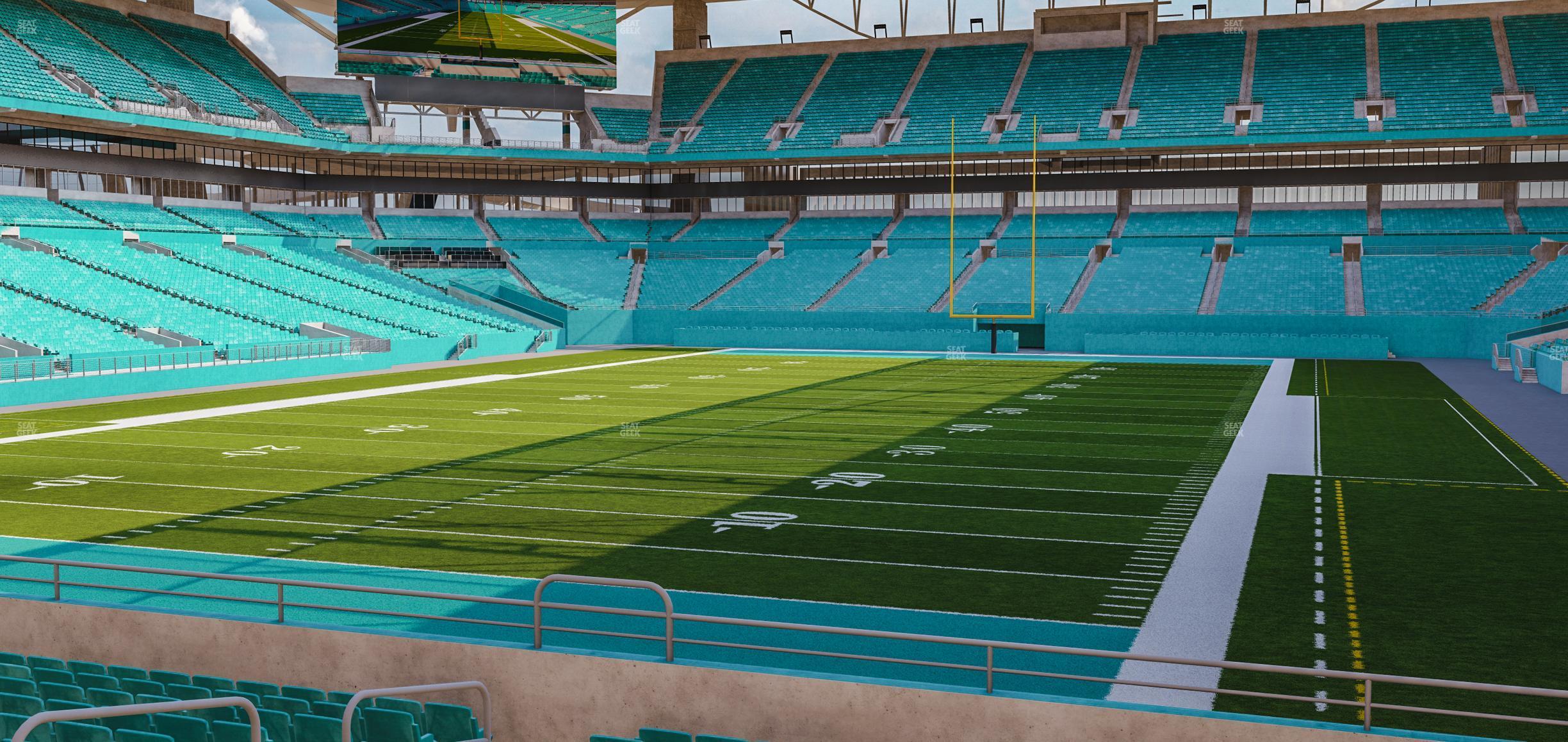 Seating view for Hard Rock Stadium Section 102