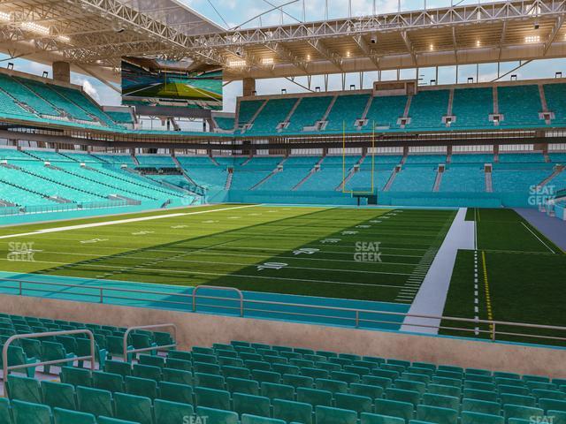 Seating view for Hard Rock Stadium Section 102