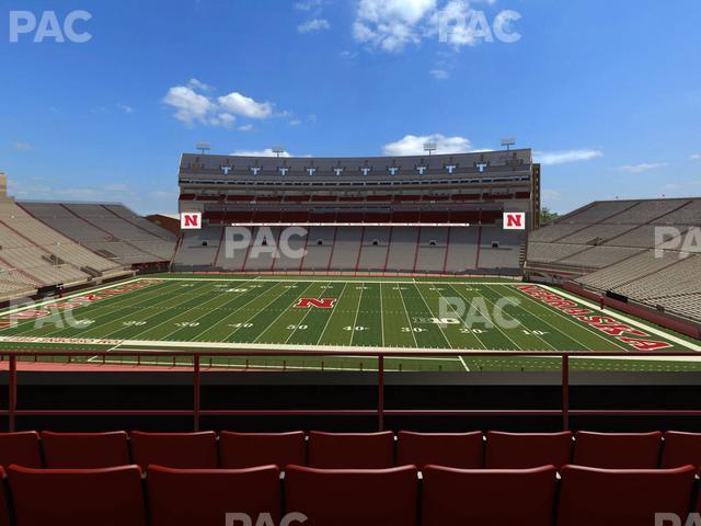 Seating view for Memorial Stadium Nebraska Section 225