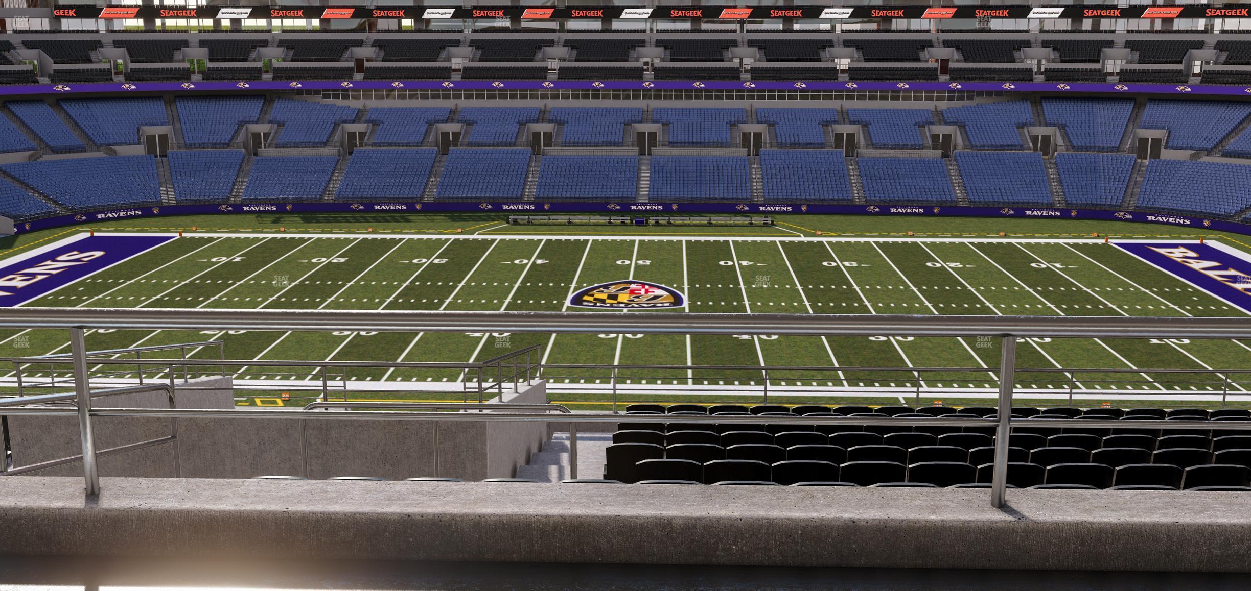 Seating view for M&T Bank Stadium Section Suite 318