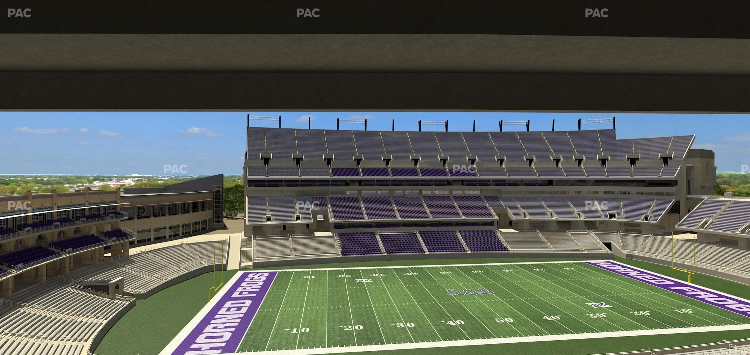 Seating view for Amon G. Carter Stadium Section 236