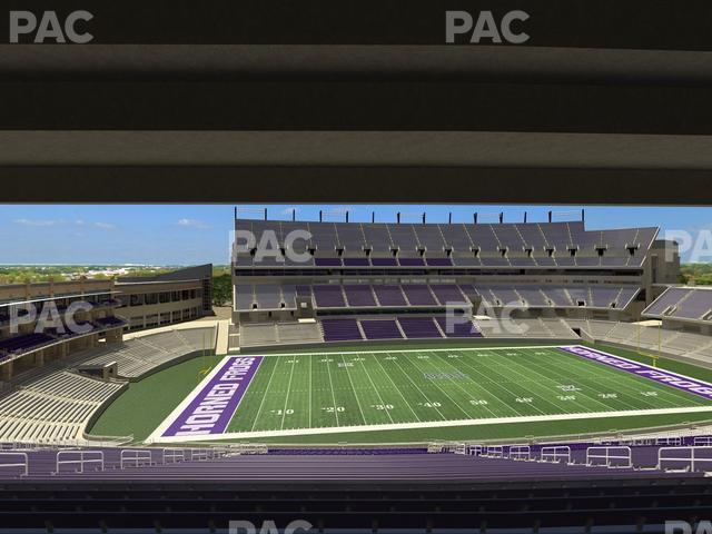 Seating view for Amon G. Carter Stadium Section 236