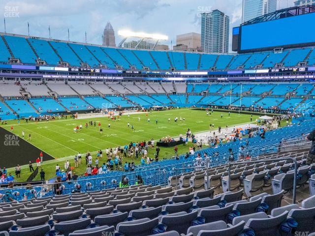 Seating view for Bank of America Stadium Section 349