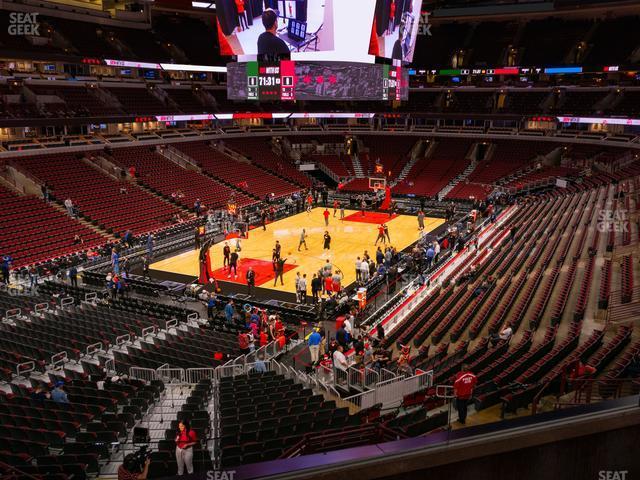 Seating view for United Center Section 206