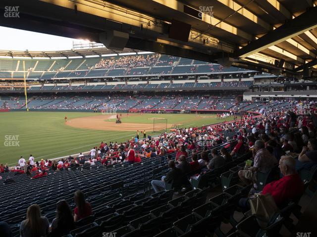 Seating view for Angel Stadium of Anaheim Section 206