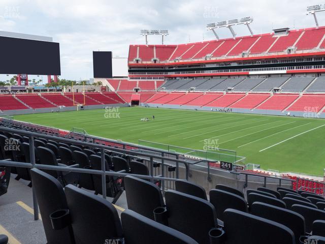 Seating view for Raymond James Stadium Section 241