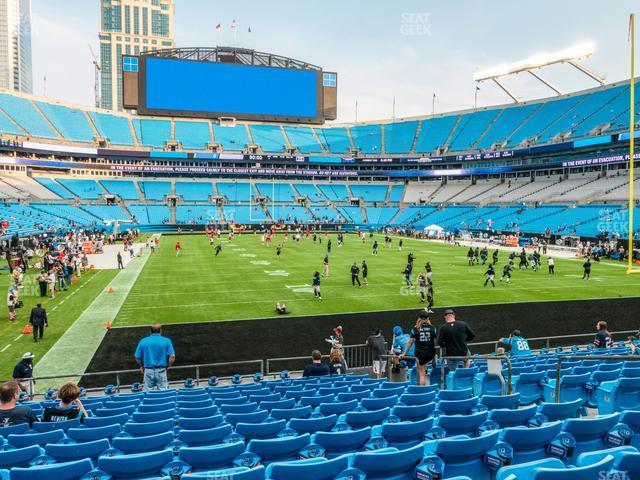 Seating view for Bank of America Stadium Section 103