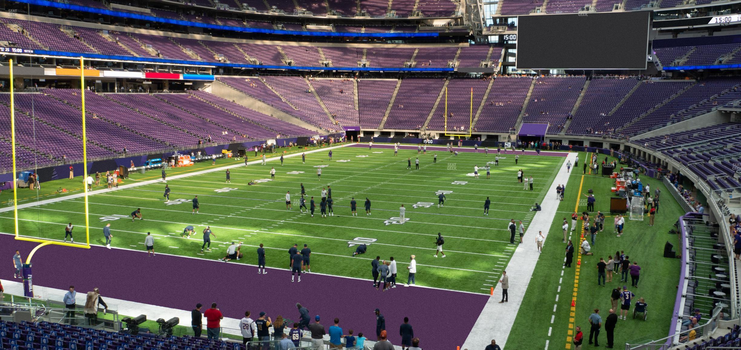 Seating view for U.S. Bank Stadium Section 138