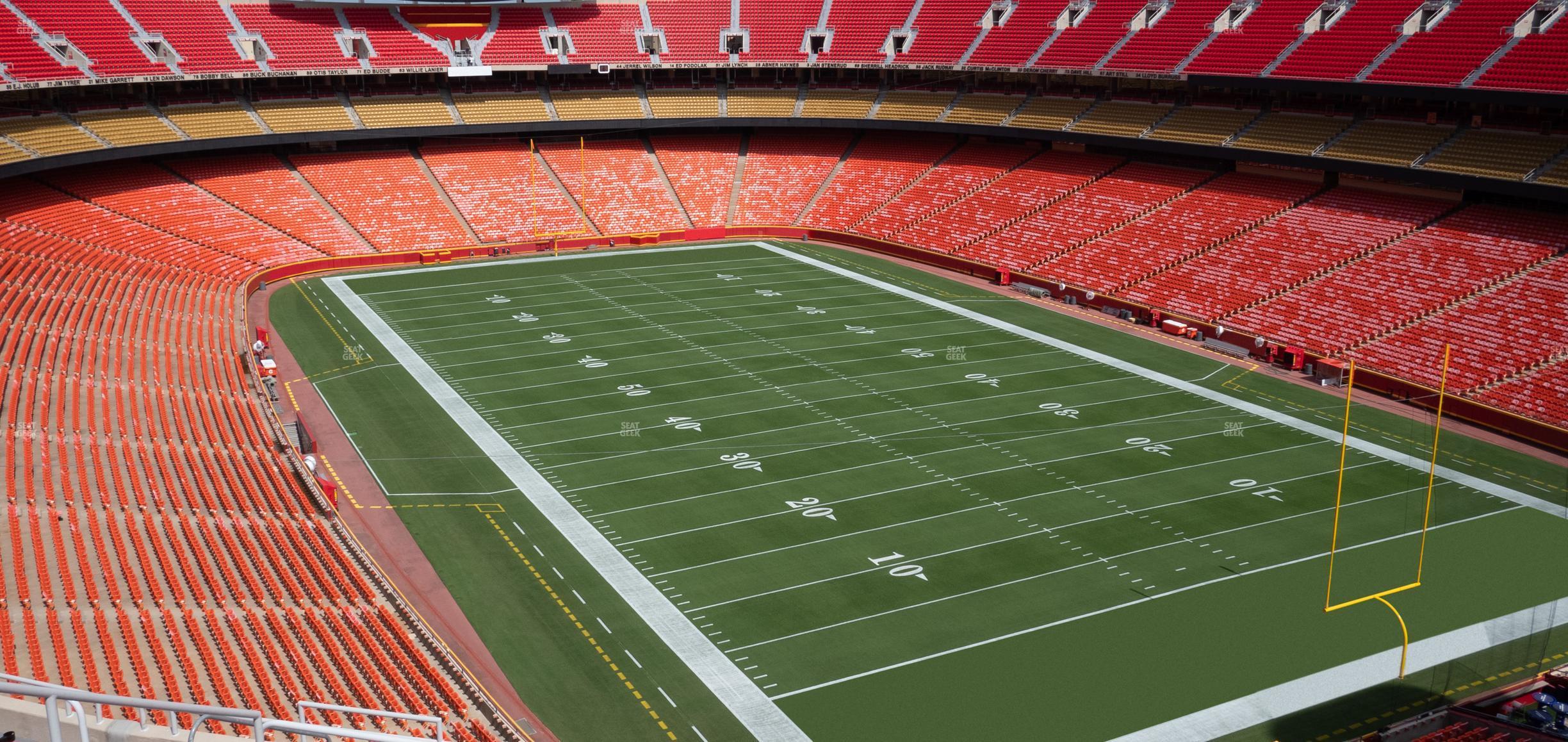 Seating view for GEHA Field at Arrowhead Stadium Section 316