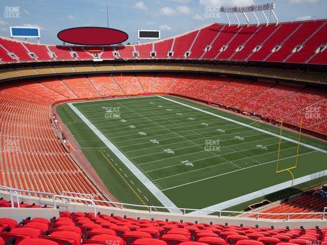 Seating view for GEHA Field at Arrowhead Stadium Section 316