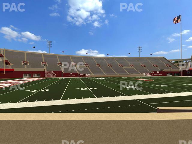 Seating view for Memorial Stadium - Indiana Section 9