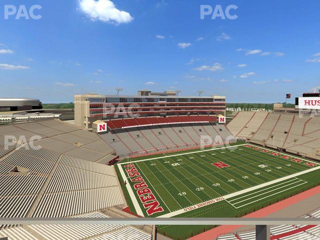 Seating view for Memorial Stadium Nebraska Section 613