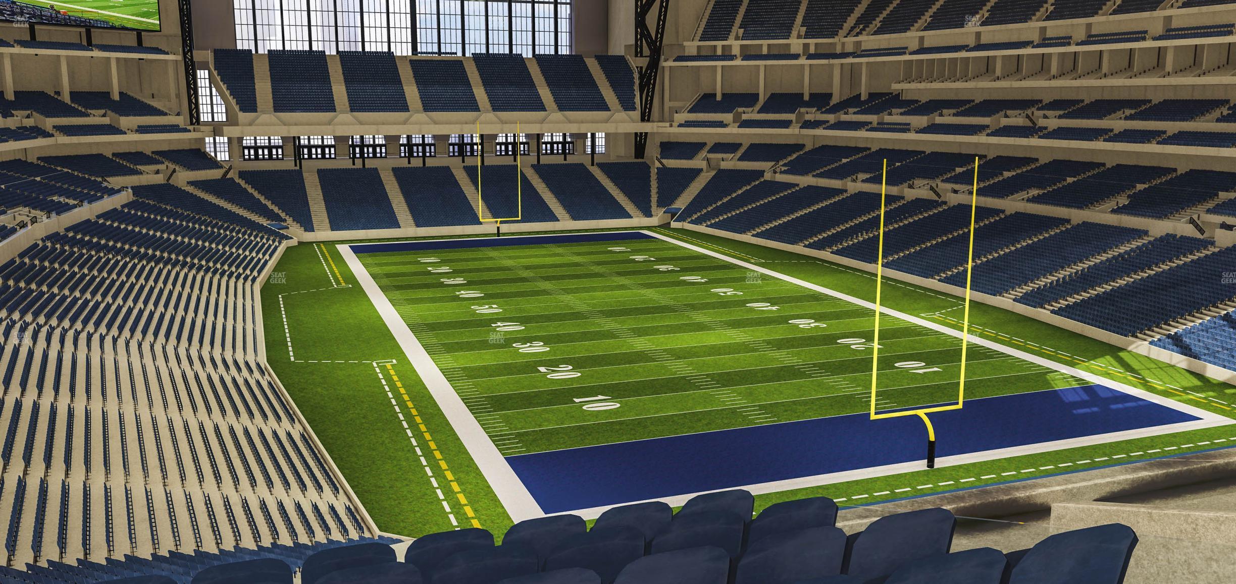 Seating view for Lucas Oil Stadium Section 430