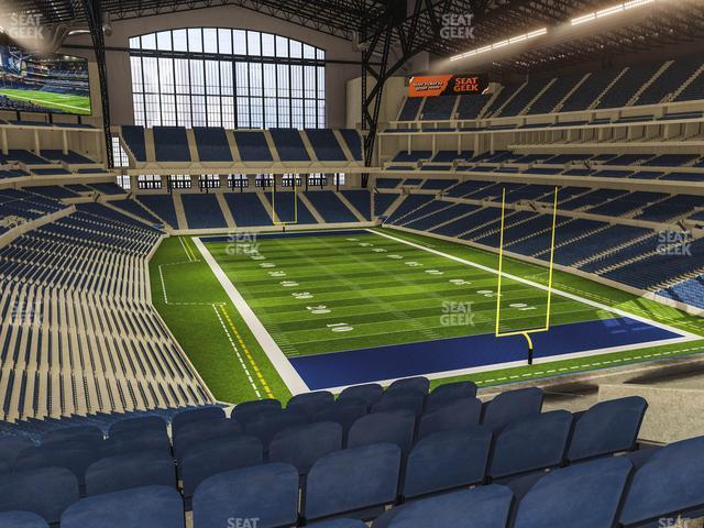 Seating view for Lucas Oil Stadium Section 430