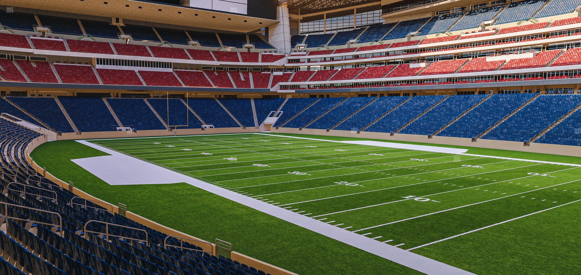 Seating view for NRG Stadium Section 121