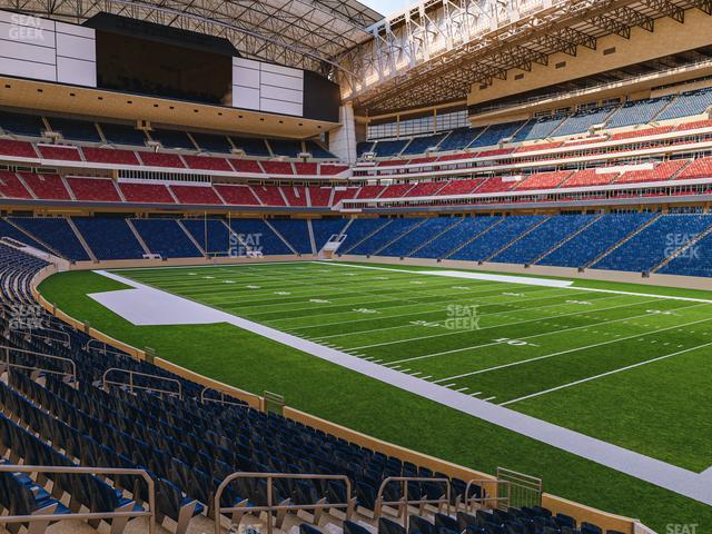 Seating view for NRG Stadium Section 121