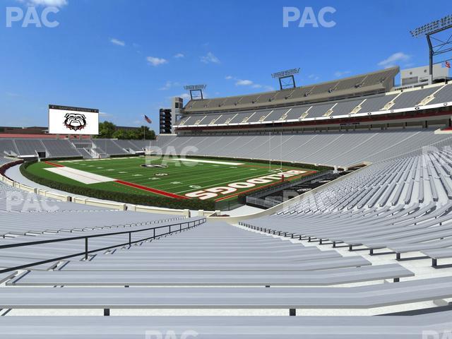 Seating view for Sanford Stadium Section 124