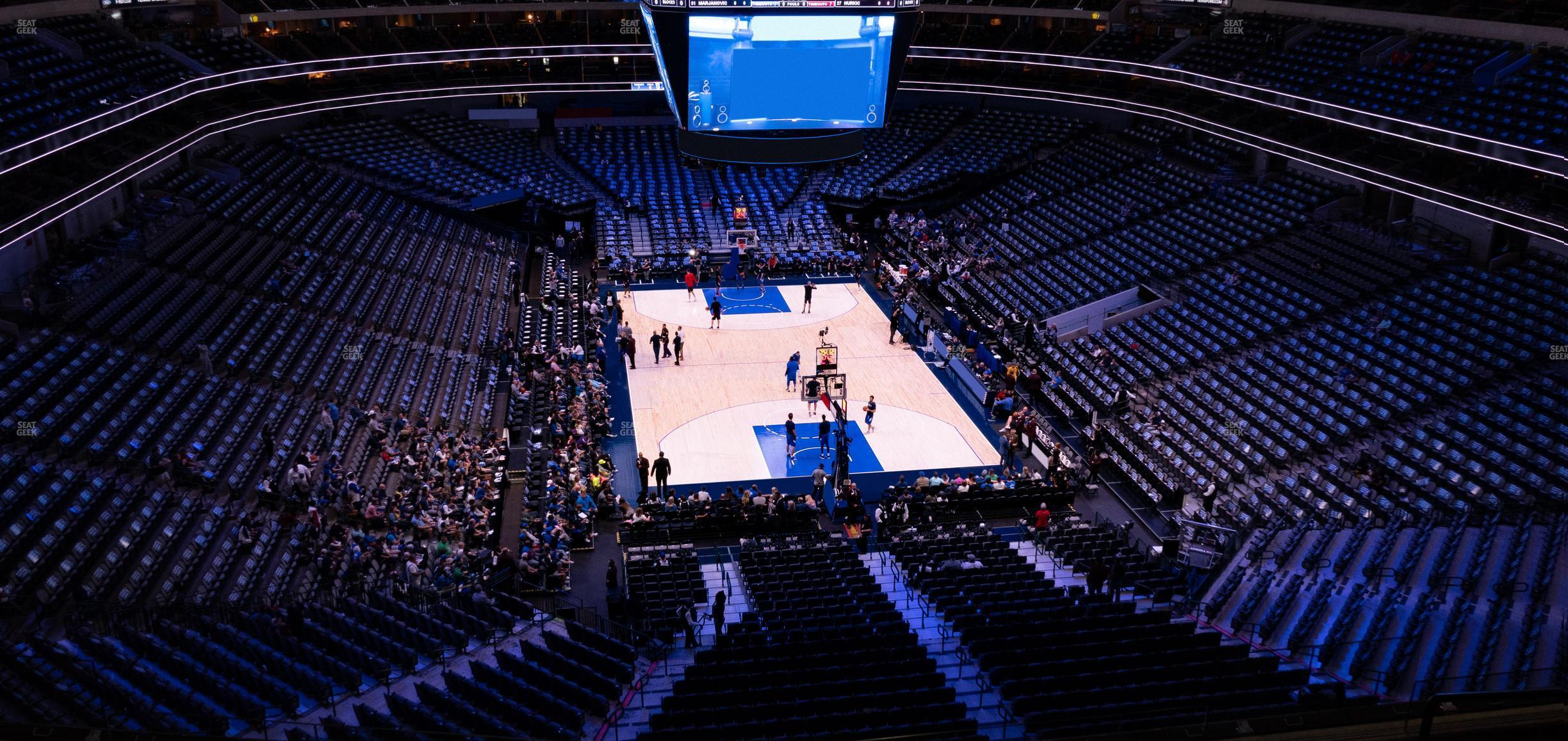 Seating view for American Airlines Center Section 302