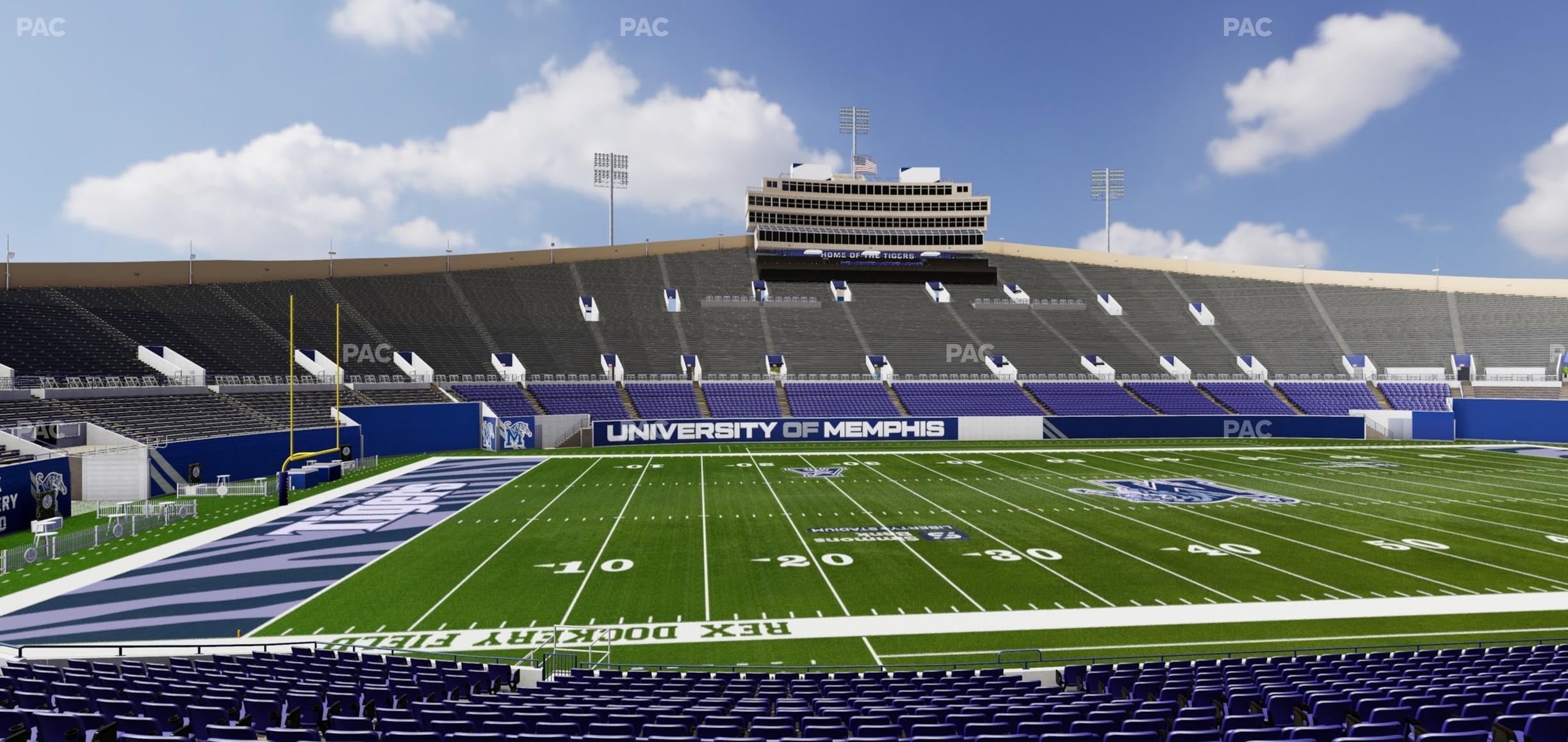 Seating view for Simmons Bank Liberty Stadium Section Box 122