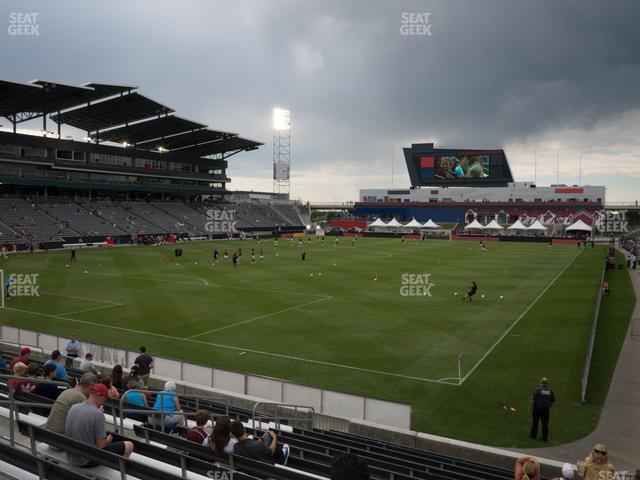 Seating view for Dick's Sporting Goods Park Section 114