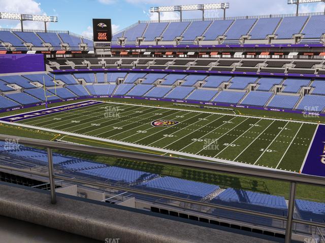 Seating view for M&T Bank Stadium Section Suite 431